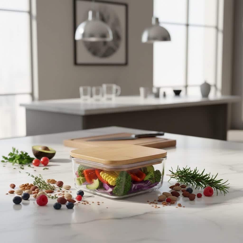 Elevate Your Kitchen Organization with Stackable Glass Food Storage Containers
